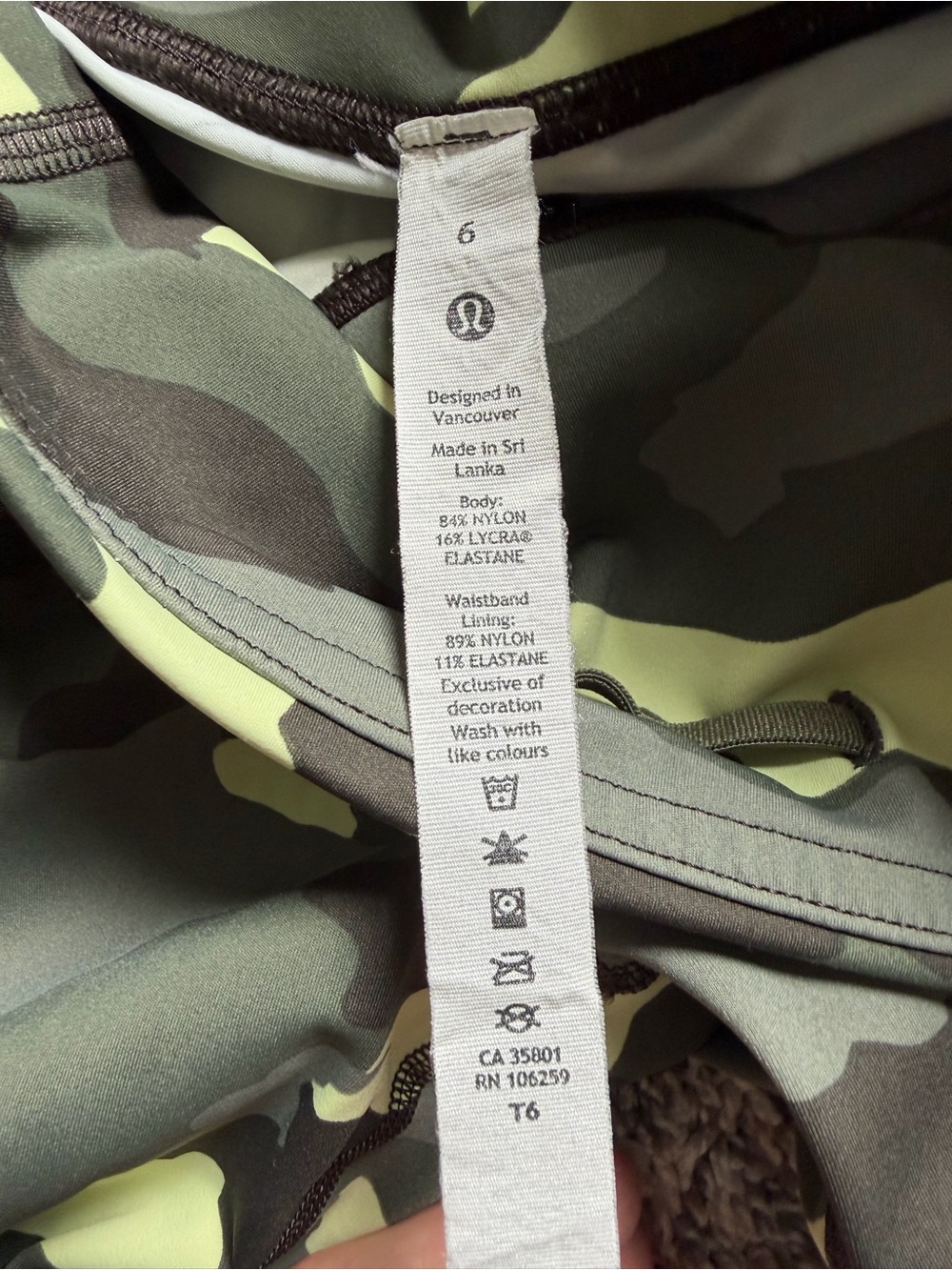 Lululemon fast high rise legging size 6 - Picture 4 of 5